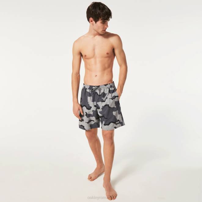Oakley b1b camo gri închis Wanderlust 18" rc scurt de plajă haine 620J2734
