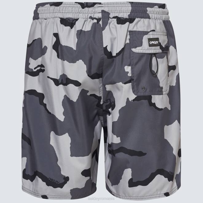 Oakley b1b camo gri închis Wanderlust 18\" rc scurt de plajă haine 620J2734