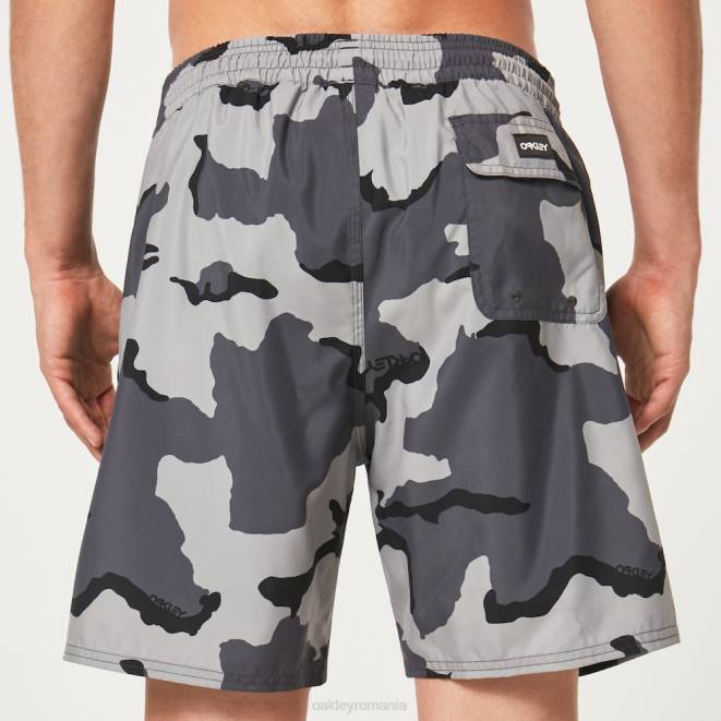 Oakley b1b camo gri închis Wanderlust 18\" rc scurt de plajă haine 620J2734
