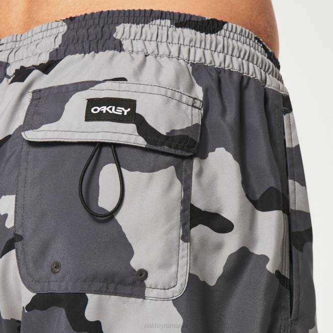 Oakley b1b camo gri închis Wanderlust 18\" rc scurt de plajă haine 620J2734