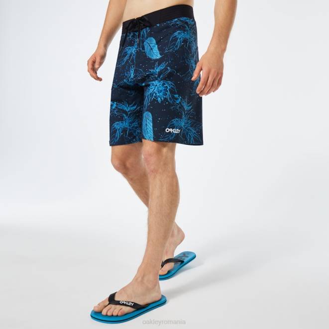 Oakley broasca cu flori albastre boardshort ohana floral 20". haine 620J2895