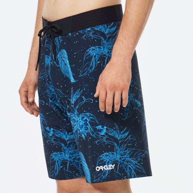 Oakley broasca cu flori albastre boardshort ohana floral 20\". haine 620J2895