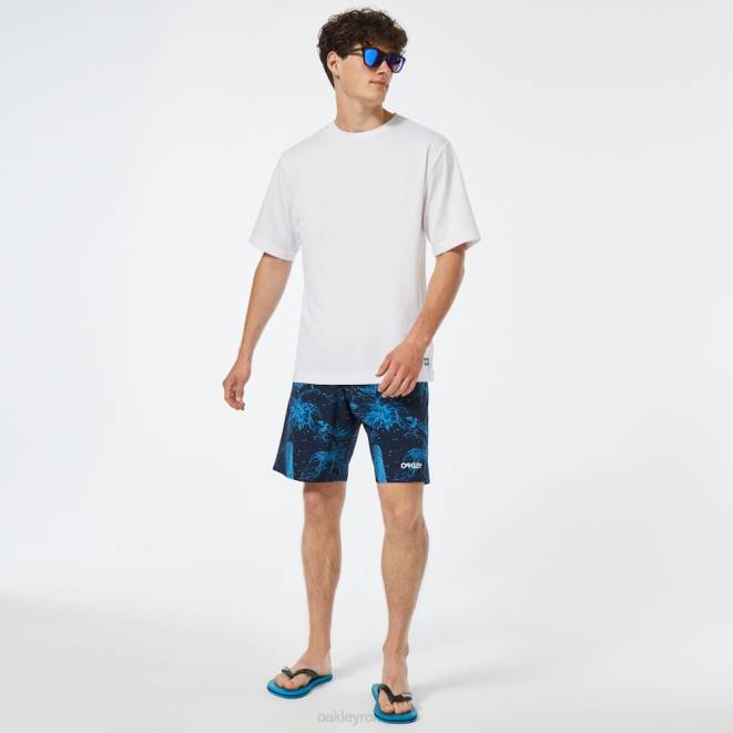 Oakley broasca cu flori albastre boardshort ohana floral 20\". haine 620J2895
