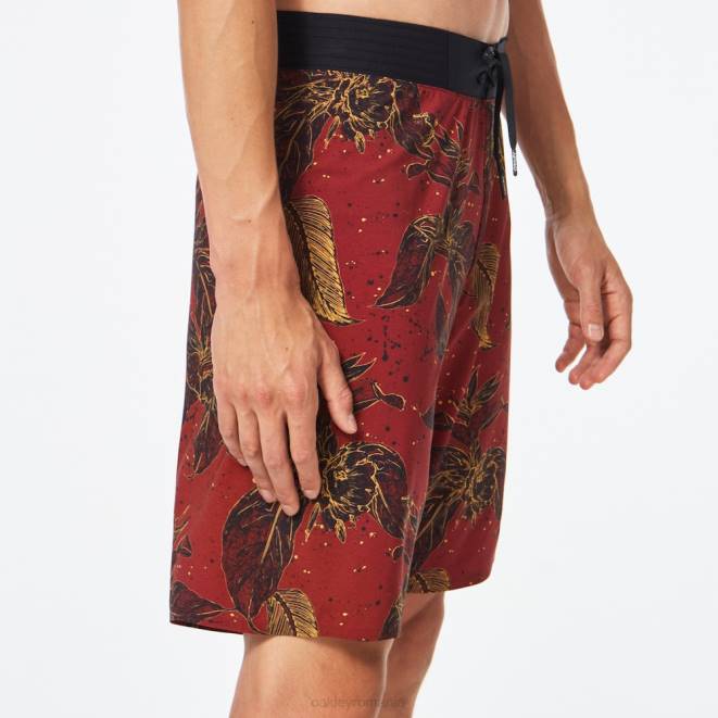 Oakley broasca cu flori rosie boardshort ohana floral 20\". haine 620J2894