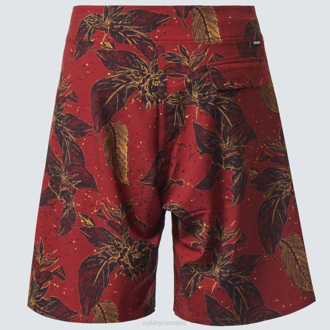 Oakley broasca cu flori rosie boardshort ohana floral 20\". haine 620J2894