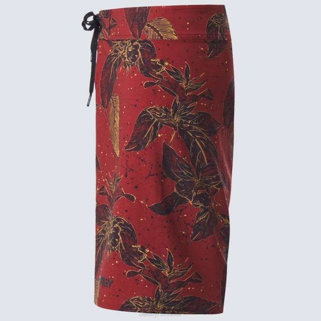 Oakley broasca cu flori rosie boardshort ohana floral 20\". haine 620J2894