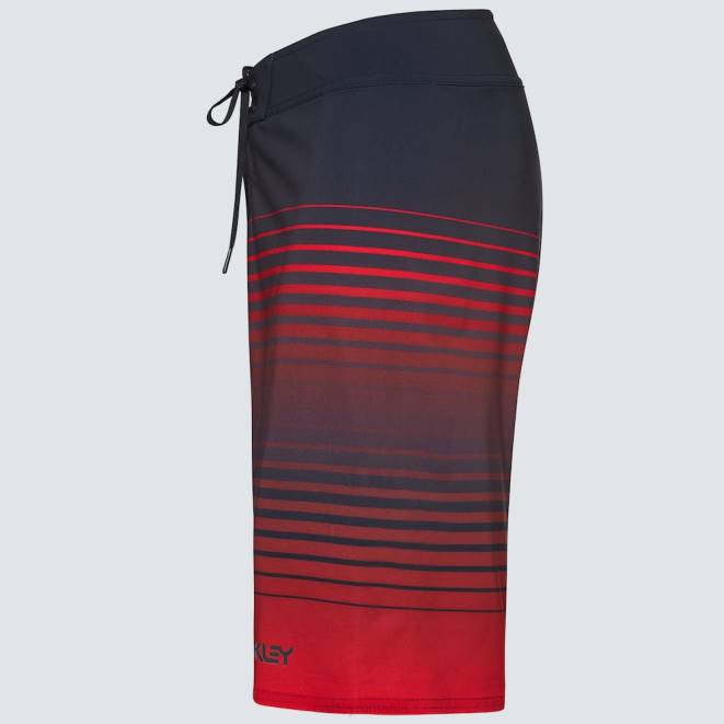 Oakley dungi negre/roșii Fade Out 21 inchi rc boardshort haine 620J2835