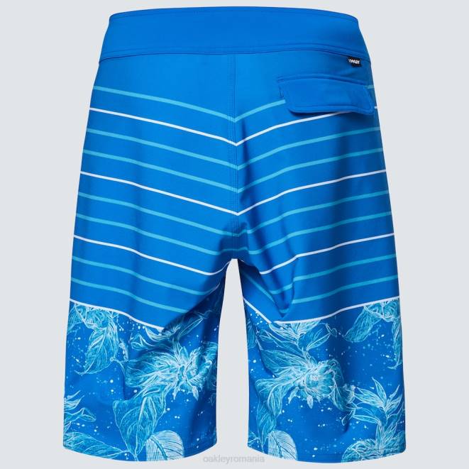 Oakley floare/dungă albastru deschis boardshort retro split 21 haine 620J2782