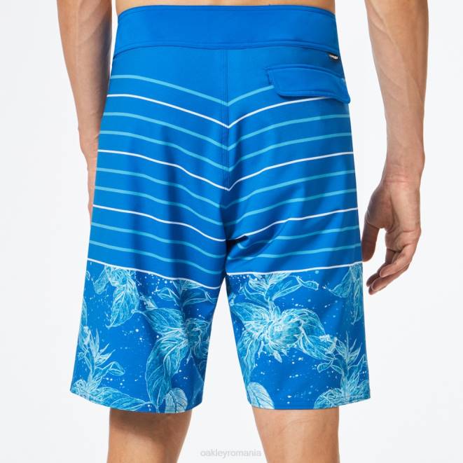 Oakley floare/dungă albastru deschis boardshort retro split 21 haine 620J2782