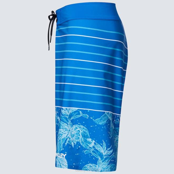 Oakley floare/dungă albastru deschis boardshort retro split 21 haine 620J2782