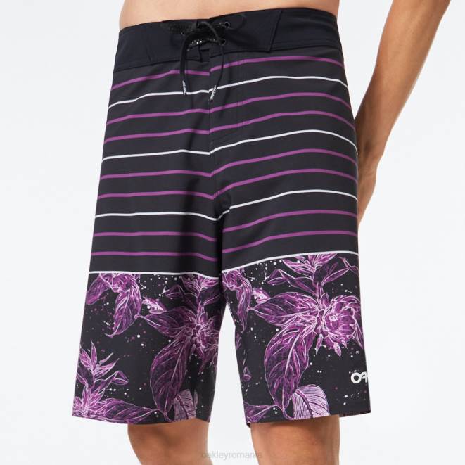 Oakley floare violet/dungă boardshort retro split 21 haine 620J2783