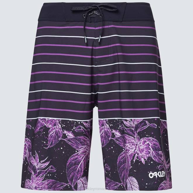 Oakley floare violet/dungă boardshort retro split 21 haine 620J2783