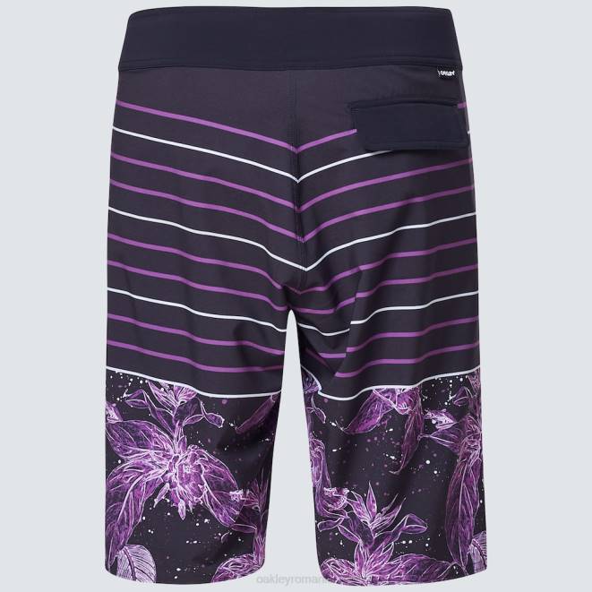 Oakley floare violet/dungă boardshort retro split 21 haine 620J2783