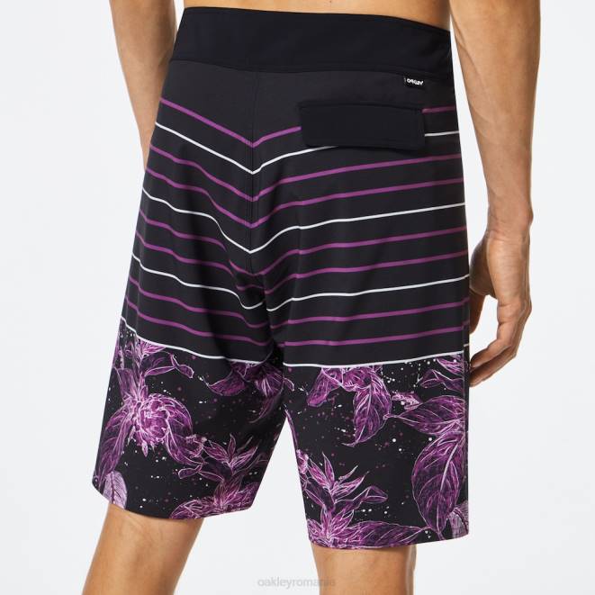Oakley floare violet/dungă boardshort retro split 21 haine 620J2783