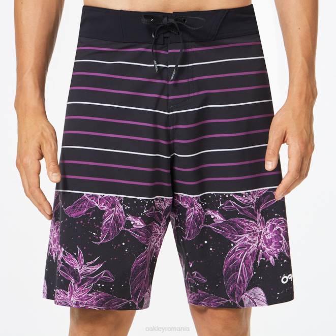 Oakley floare violet/dungă boardshort retro split 21 haine 620J2783