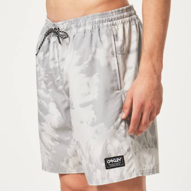 Oakley grey mountain tie dye pt Wanderlust 18\" rc scurt de plajă haine 620J2733