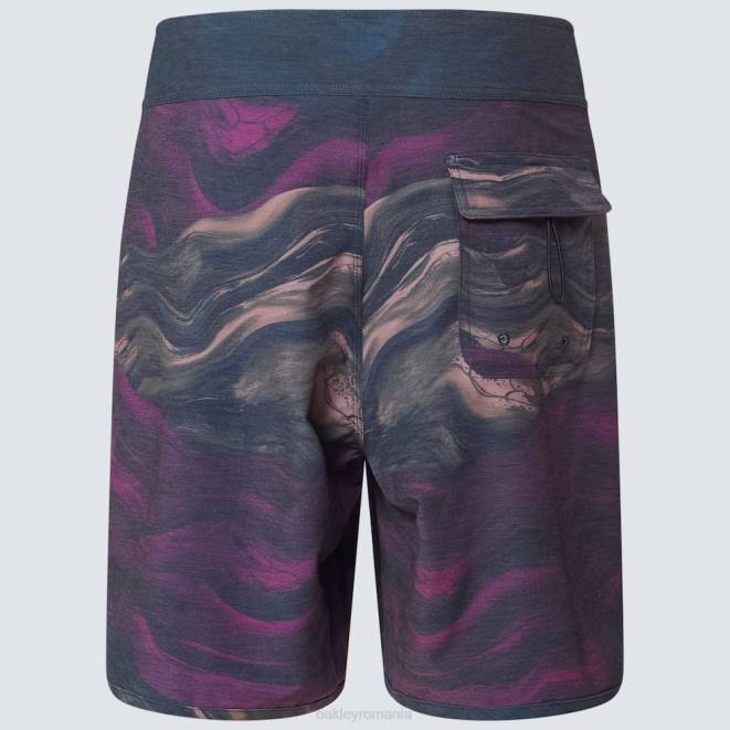 Oakley magmă ultra violet boardshort cu marmură swirl 19\". haine 620J2906