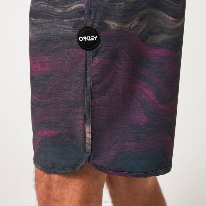 Oakley magmă ultra violet boardshort cu marmură swirl 19\". haine 620J2906