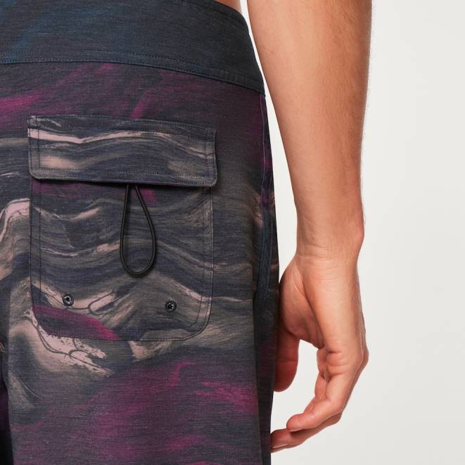 Oakley magmă ultra violet boardshort cu marmură swirl 19\". haine 620J2906
