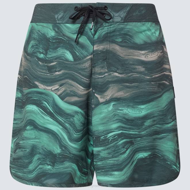 Oakley magmă verde mentă boardshort cu marmură swirl 19\". haine 620J2907