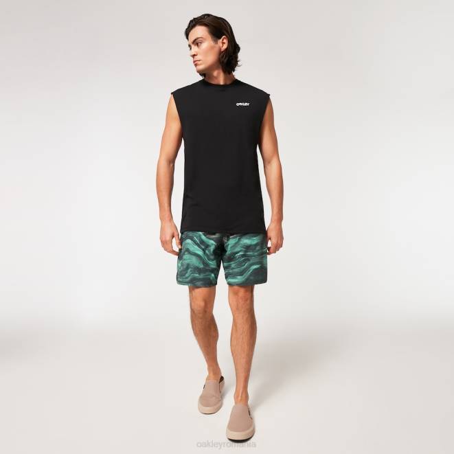 Oakley magmă verde mentă boardshort cu marmură swirl 19\". haine 620J2907