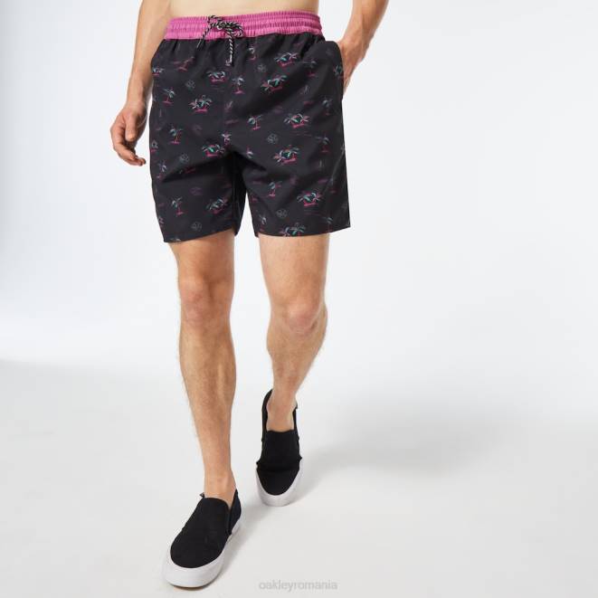 Oakley negru tonal Tropics b1b rc 18\" scurt de plajă haine 620J2780