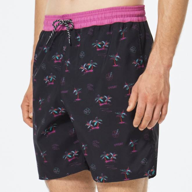 Oakley negru tonal Tropics b1b rc 18\" scurt de plajă haine 620J2780