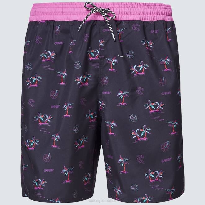 Oakley negru tonal Tropics b1b rc 18\" scurt de plajă haine 620J2780