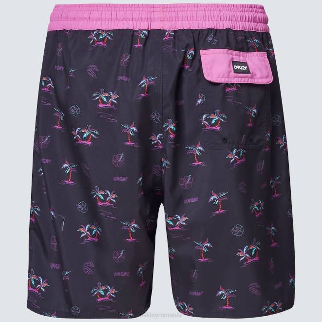 Oakley negru tonal Tropics b1b rc 18\" scurt de plajă haine 620J2780