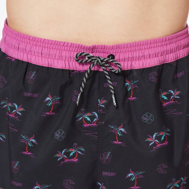 Oakley negru tonal Tropics b1b rc 18\" scurt de plajă haine 620J2780