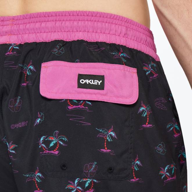 Oakley negru tonal Tropics b1b rc 18\" scurt de plajă haine 620J2780