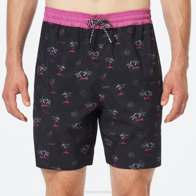 Oakley negru tonal Tropics b1b rc 18\" scurt de plajă haine 620J2780