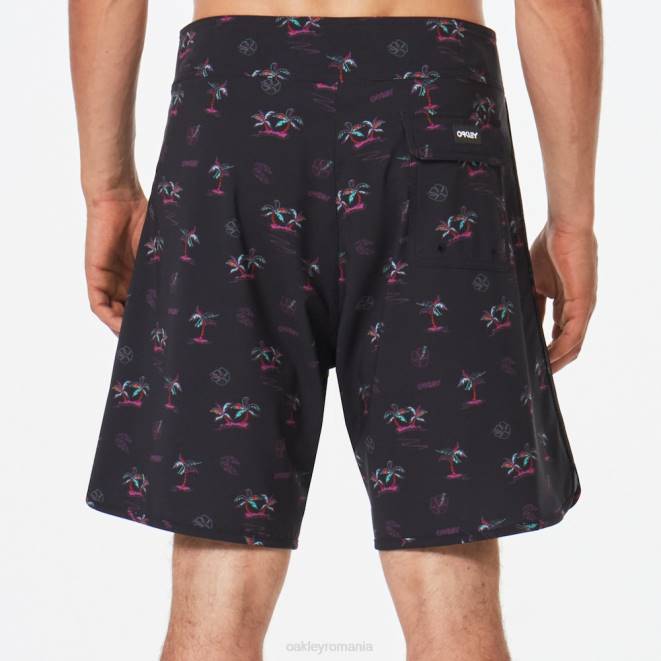 Oakley negru tonal Tropics b1b rc 19\" boardshort haine 620J2781