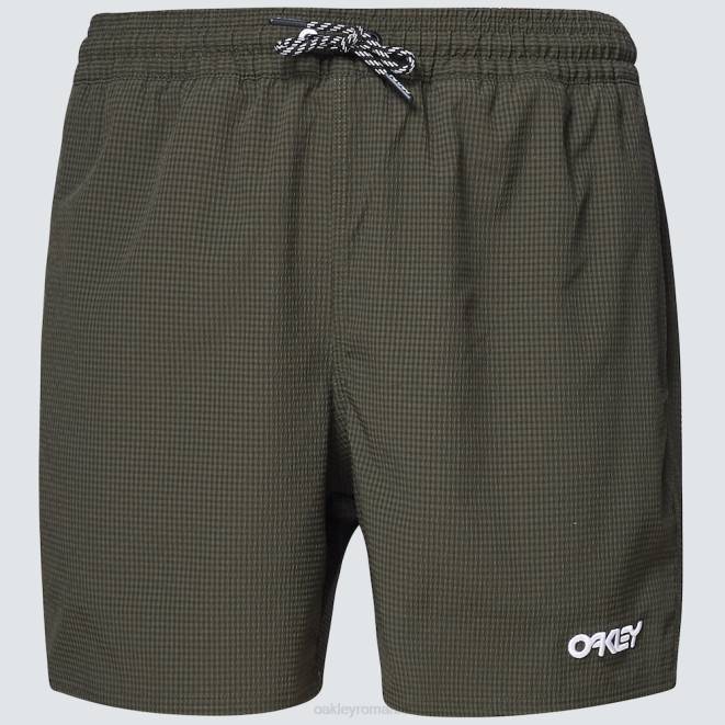 Oakley perie închisă nouă seersucker 16 inchi scurt de plajă haine 620J2772