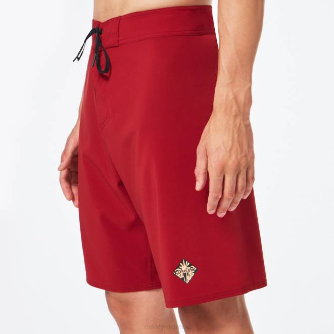 Oakley roșu de fier boardshort palms b1b 20\". haine 620J2779