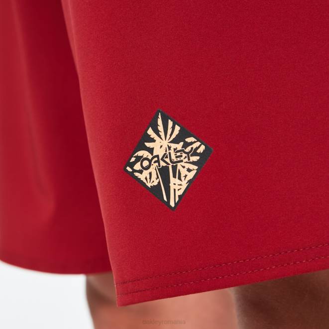 Oakley roșu de fier boardshort palms b1b 20\". haine 620J2779