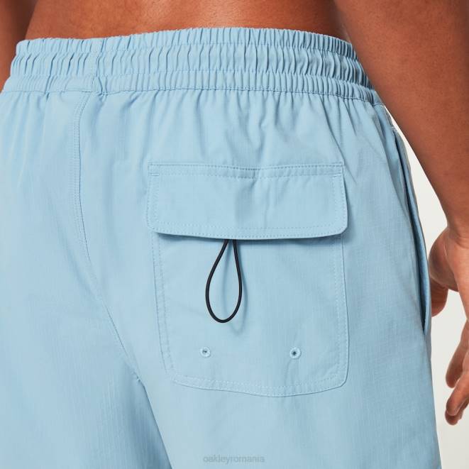 Oakley stonewash albastru pantaloni scurti de plajă de 18\". haine 620J2678