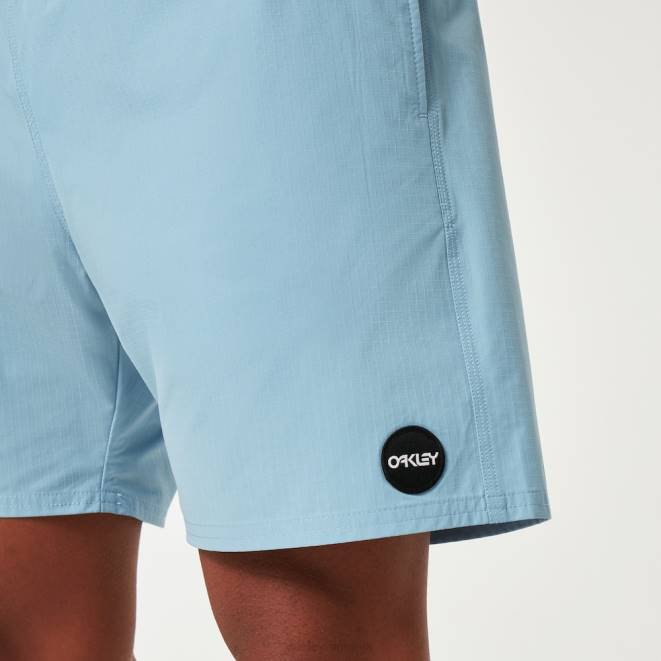 Oakley stonewash albastru pantaloni scurti de plajă de 18\". haine 620J2678