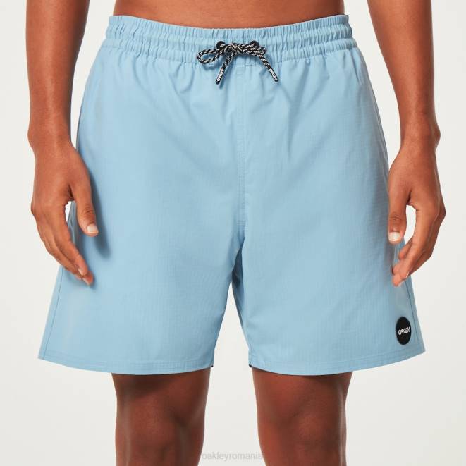 Oakley stonewash albastru pantaloni scurti de plajă de 18\". haine 620J2678