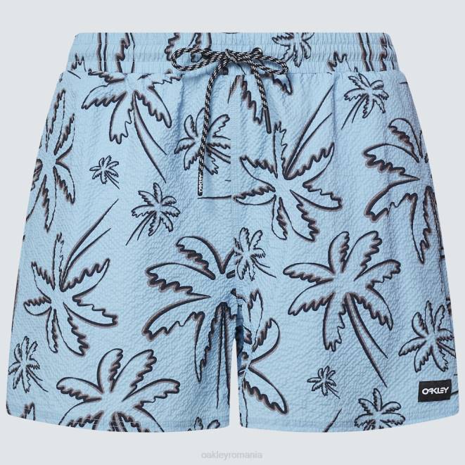 Oakley trei linii palme albastru deschis deco palms rc beachshort haine 620J2917