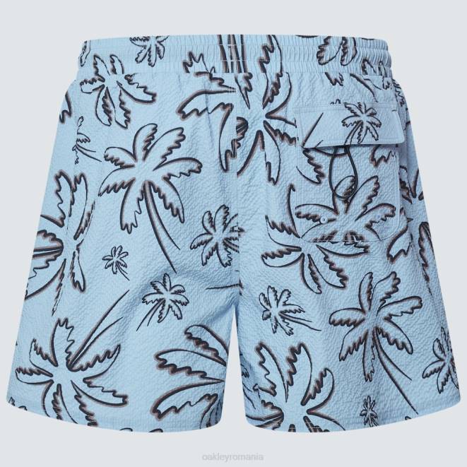 Oakley trei linii palme albastru deschis deco palms rc beachshort haine 620J2917
