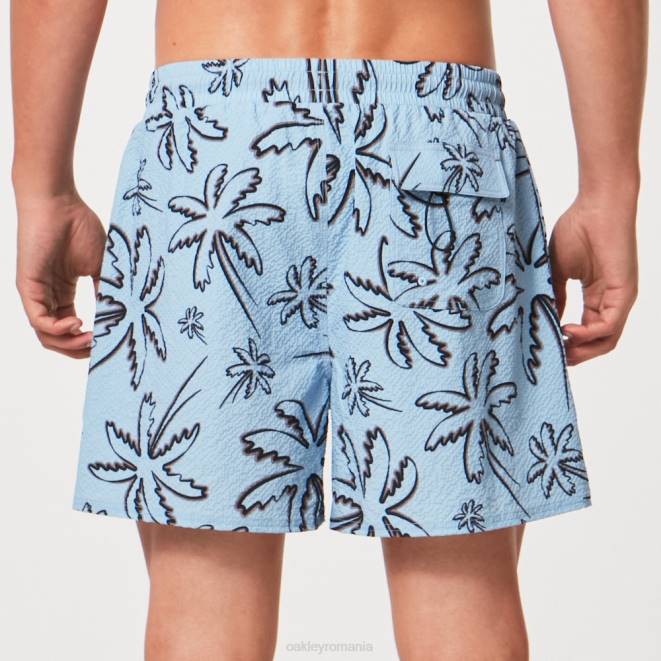 Oakley trei linii palme albastru deschis deco palms rc beachshort haine 620J2917