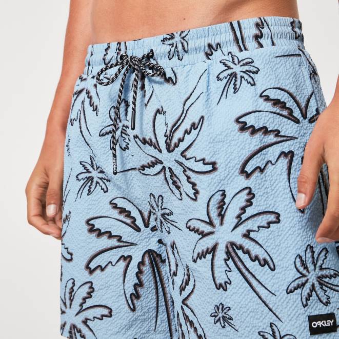 Oakley trei linii palme albastru deschis deco palms rc beachshort haine 620J2917