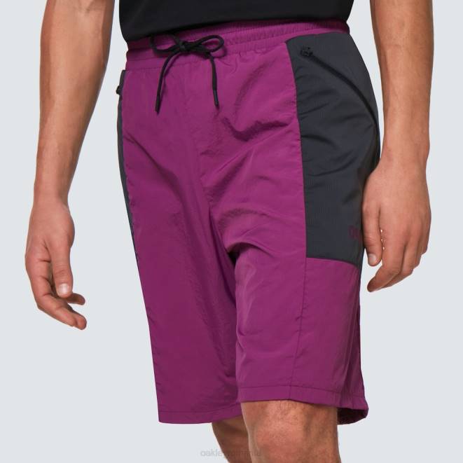 Oakley violet închis pantaloni scurți retro lite împachetabili haine 620J2883