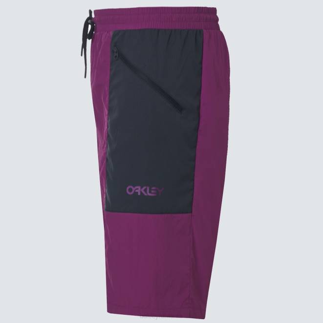 Oakley violet închis pantaloni scurți retro lite împachetabili haine 620J2883