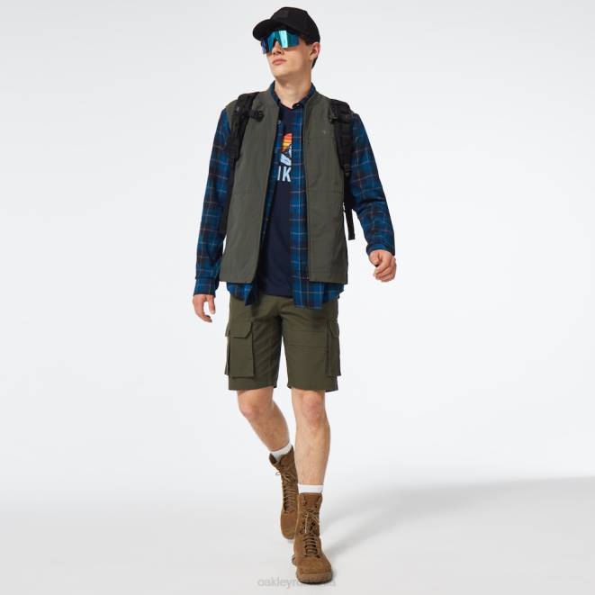 Oakley cec albastru butonul cabină în jos ls haine 620J2510