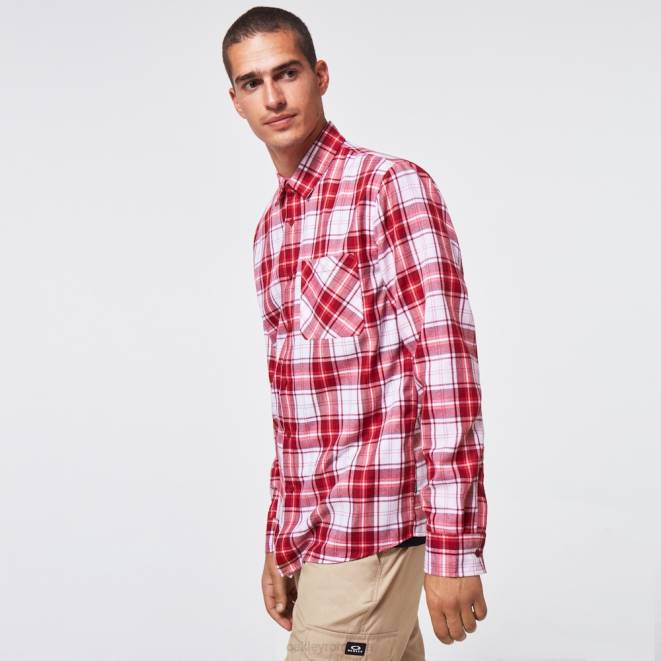 Oakley cec roșu intens esenţial plus lt flanel ls haine 620J2414