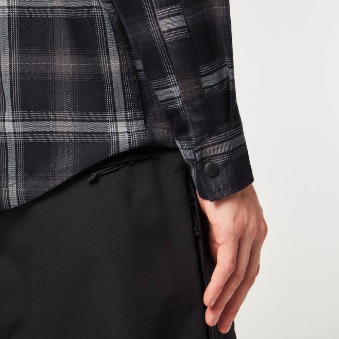 Oakley negru/gri cămașă de flanel tc skull haine 620J2557