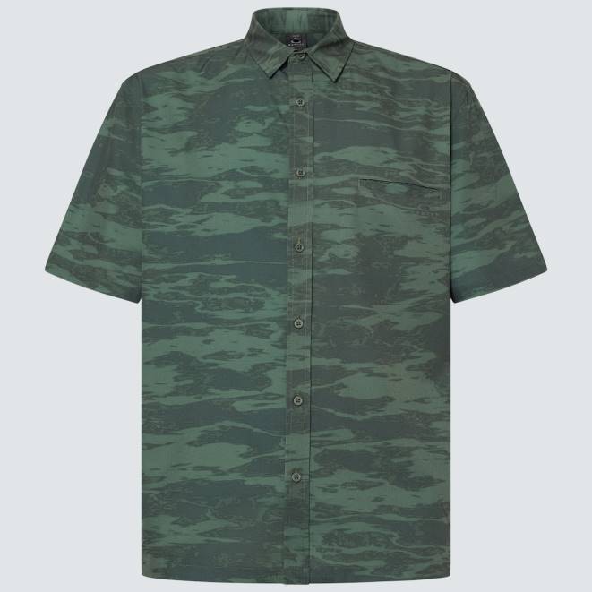 Oakley perie tigru camo verde cămașă rc toată ziua haine 620J2242