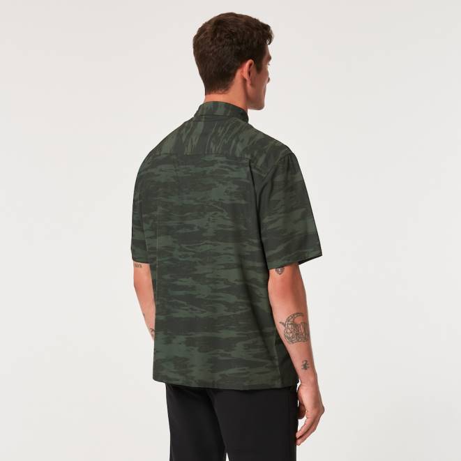 Oakley perie tigru camo verde cămașă rc toată ziua haine 620J2242